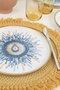 Hermia Set de 6 Platos de Postre de Gres Cerámico (22 cm) Multicolor